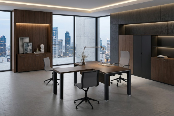 Schrijftafel Tafel met vergadertafel Cheftafel Frezza kantoorinrichting meubels