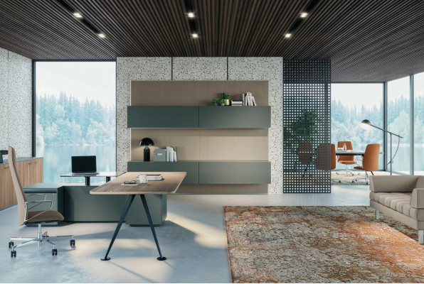Hoekbureau meubilair kantoor kamer meubilair ontwerp bureau houten tafel tafels