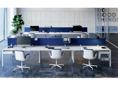 Werktafel Balie 6 personen Kantoor bureau Werkkamer Kantoorinrichting Tafel Tafels