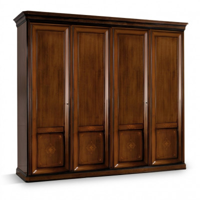 Luxe kast kledingkast Italiaanse meubels slaapkamer massief houten kasten