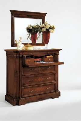 Sideboard Dressoir Houten ladekast met 4 laden Nieuwe kast met laden