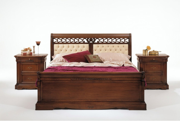 Slaapkamer Bed Nachtkastje Kledingkast Commode Hotel Tweepersoons Nieuwe Set 3-delig.