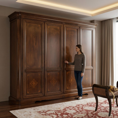Kledingkast Kast Kasten Italiaanse meubels Inrichting Slaapkamer Nieuw