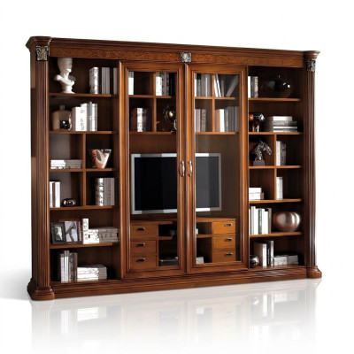 Kast Vitrine Hout Woonkamer Meubels tv Kastwanden Design Woonwand Vitrines