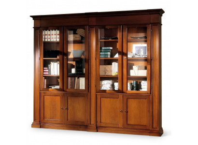 Woonkamer kast Plank Boekenkast Houten archiefkast Kasten Vitrine Italië