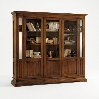 Kast Plank Woonkamer Boekenkast Houten Archiefkast Kasten Vitrinekast Italië