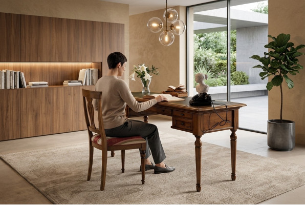 Tafel Secretaris Bureau Bureaus Italiaanse Meubels Kantoor Houten Tafels