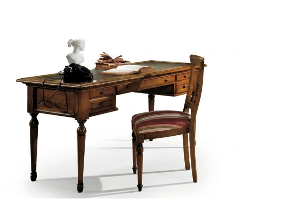Schrijftafel Secretaire Italiaanse meubels Tafel Stoel Set Kantoor 2-delige Schrijftafels