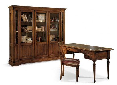 Kantoorset houten tafel stoel boekenplank bureau plank kasten 3-delige sets Nieuw