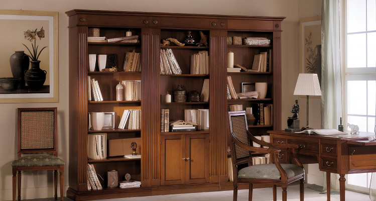 Kast Woonkamer Kast Boekenkast Hout Kantoorkast Kasten Vitrine Italië
