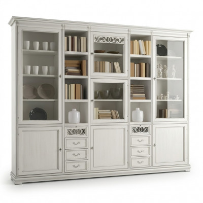 Werkkamer meubels Kantoor Boekenkast Houten boekenkast met laden Design