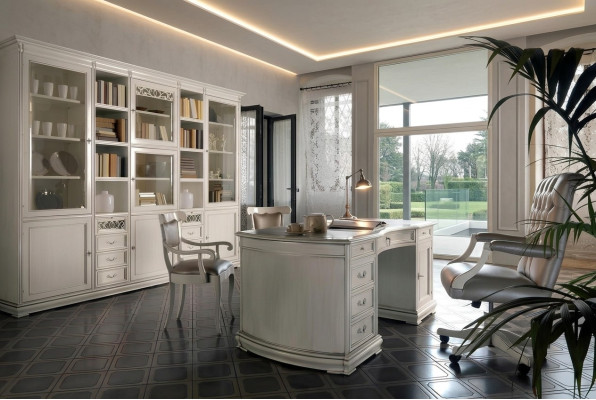 Italiaanse meubels kantoortafel inrichting meubels bureau echt houten tafels nieuw