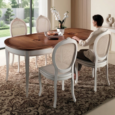 Eettafel Antieke Stijl Massief Hout Italiaanse Eettafels Tafel Houten Tafels Meubels