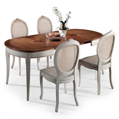 Eettafel Antieke Stijl Massief Hout Italiaanse Eettafels Tafel Houten Tafels Meubels