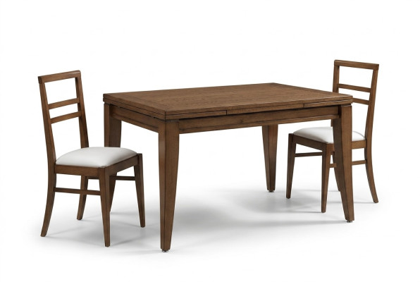 Eettafel natuurhout retrostijl eetkamer woonkamer eettafels tafels meubels