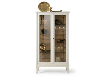 Retro stijl glazen eetkamerkast glazen tafel kast vitrine woonkamer vitrines