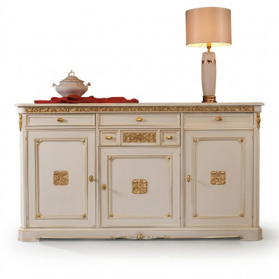 Commode dressoir dressoir wit dressoirs kast commodes meubels massief hout