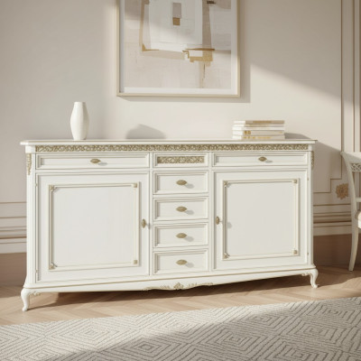 Dressoir Dressoir Sideboard Bruin Sideboards Massief Houten Kast Meubels Kommode