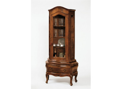 Dressoir massief houten woonkamer dressoir Vaccari cav giovanni met glazen deuren
