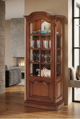 Massief hout dressoir Woonkamer dressoir Dressoir Vaccari cav giovanni Vitrines