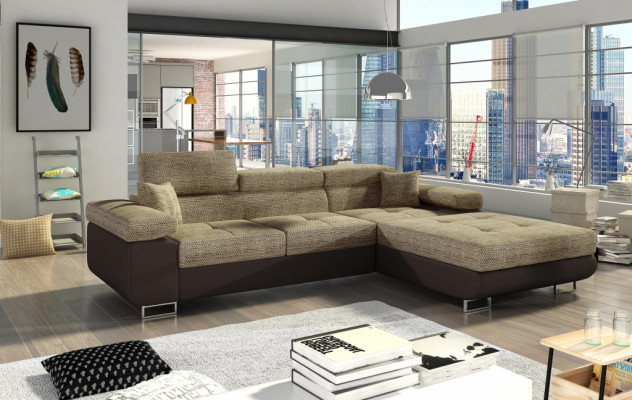 Hoekbank L-vorm Woonlandschap Designerbank Bank Bekleding Zitgroep Textiel
