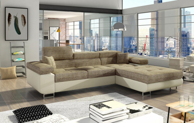 Hoekbank L-vorm Woonlandschap Designerbank Bank Bekleding Zitgroep Textiel