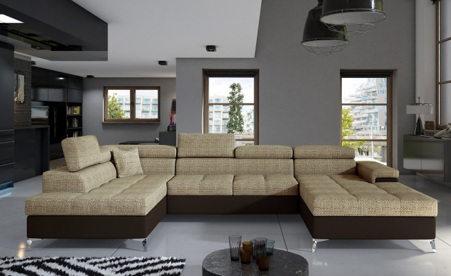 Stof U-vorm bank woonlandschap hoekbank set ontwerp modern bank modern nieuw