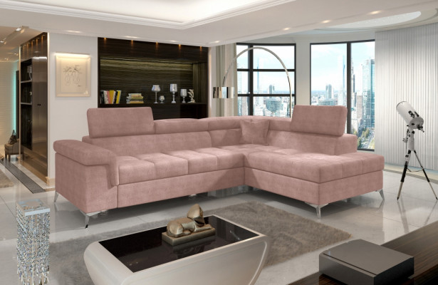 Hoekbank L-vorm Bank Bank Ontwerp Bekleding Slaapbank Textiel Bedfunctie Textiel