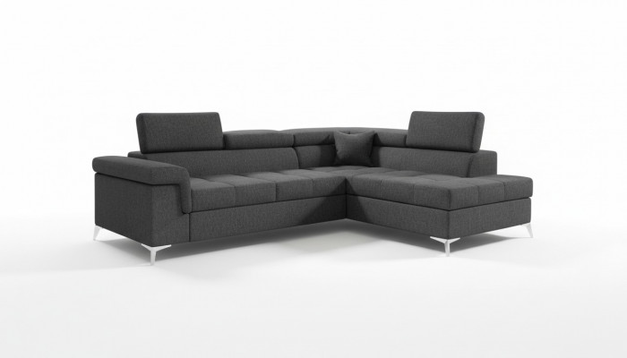 Hoekbank L-vorm Bank Bank Ontwerp Bekleding Slaapbank Textiel Bedfunctie Textiel