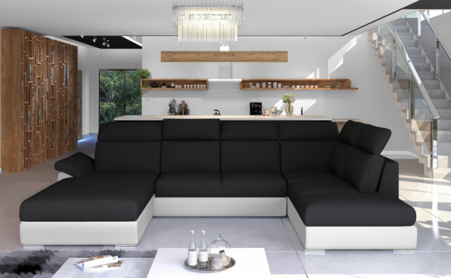 Hoekbank Stof Hoekbank U-vorm Bank Bank Ontwerp Bank Bekleding Textiel Modern
