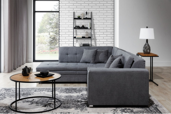 Hoekbank L-vorm Designer woonlandschap Bank Bank Bekleding Zitset Textiel
