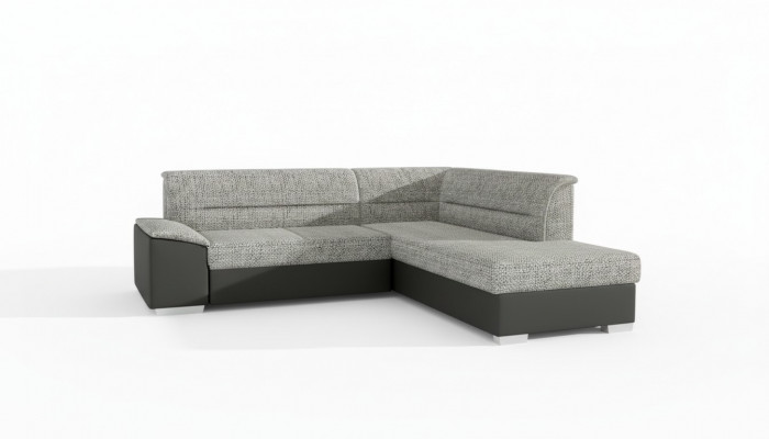 Stoff hoekbank L-vorm bank bank ontwerp bekleding modern textiel zitkussen groep