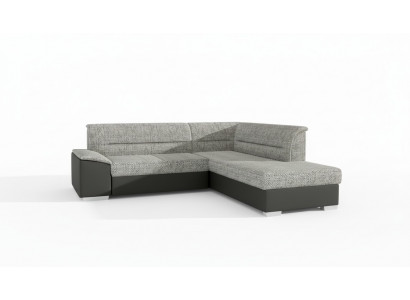 Stoff hoekbank L-vorm bank bank ontwerp bekleding modern textiel zitkussen groep