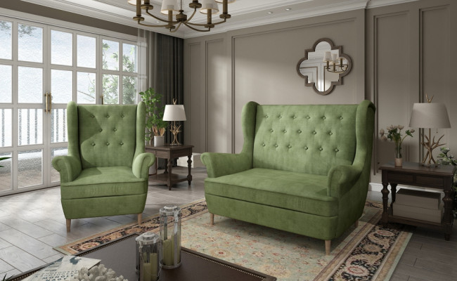 Chesterfield bank bekleding 2+1 zits banken bankstel banken sofa's