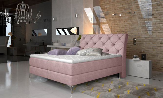 Ontwerpersbed Slaapkamer Bedden Textiel Hotel Bekleding Chesterfield Boxspring