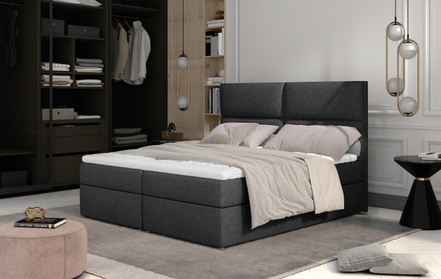 Luxe slaapkamer bed bekleding ontwerp luxe dubbele hoteldecor bedden