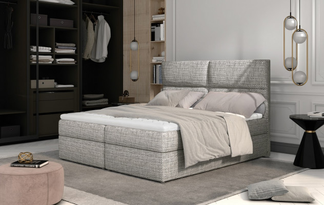 Luxe slaapkamer bed bekleding ontwerp luxe dubbele hoteldecor bedden