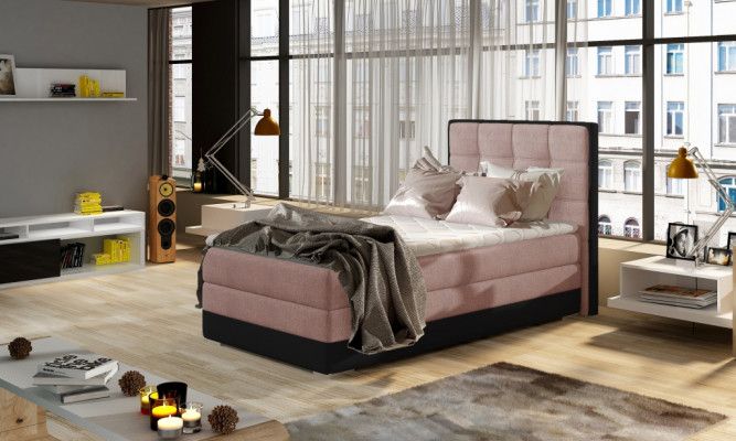 Luxe designer gestoffeerd bed Bedden Designer bed NIEUW 90x200cm