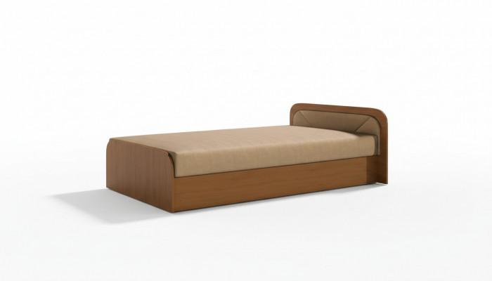 Kinderkamer gestoffeerd bed bedden houten slaapbank matras 80x190cm nieuw