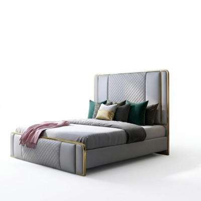 Ontwerper tweepersoonsbed bedhotel luxeslaapkamer 140/160x200cm leer