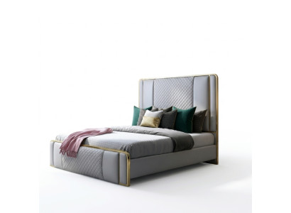 Ontwerper tweepersoonsbed bedhotel luxeslaapkamer 140/160x200cm leer