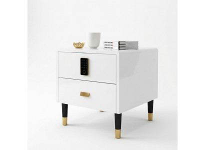 Nachtkastje Nachtkastje commode Bijzettafel Decoratieve console Hoogglans Goud