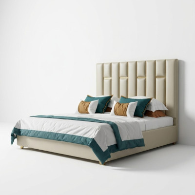 Luxe slaapkamer tweepersoonsbed 150/180x200cm metaal nieuw hotel