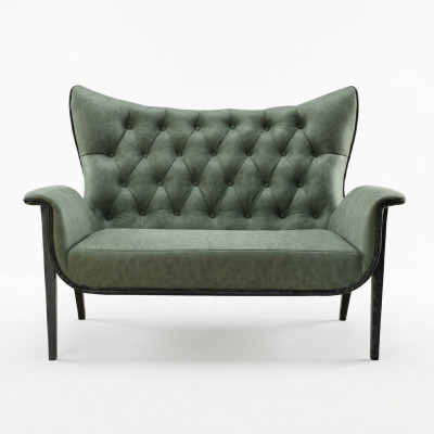 Chesterfield bank 2-zits gestoffeerde design bankstel bankstel bankstel tweezitter
