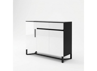 Kommode Sideboard Highboard Schrank Anrichte 3 Türen 2 Schubladen  Dressoir Sideboard Hoge kast Kast Dressoir 3 deuren 2 laden.