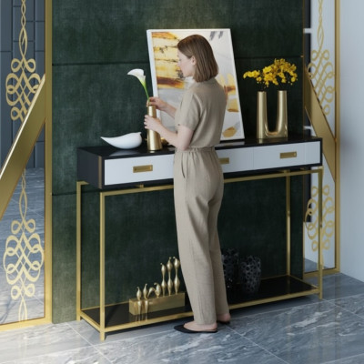 Console tafel Console muurtafel Bijzettafel Tafelconsole Decoratie tafel Muur