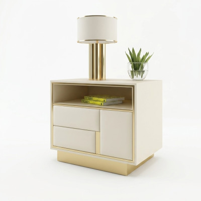 Nacht Tafel Console Bijzettafel Slaapkamer Designer Metalen Tafels Consoles