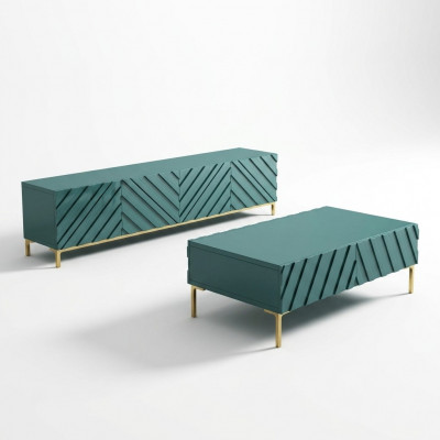 Designer dressoir serveerwagen lage bijzettafel kast woonkamer decoratie rek metaal