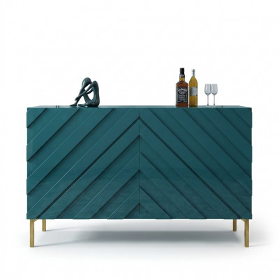 Kast Hoge Kast Zijlaag Bord Decor Kasten Ontwerper Edel Luxe