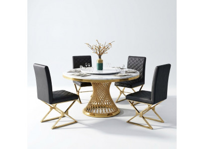 Ontwerp Houten Tafel Ronde Eettafel Ronde Eet Decoratie Tafels 130cm Luxe Klasse